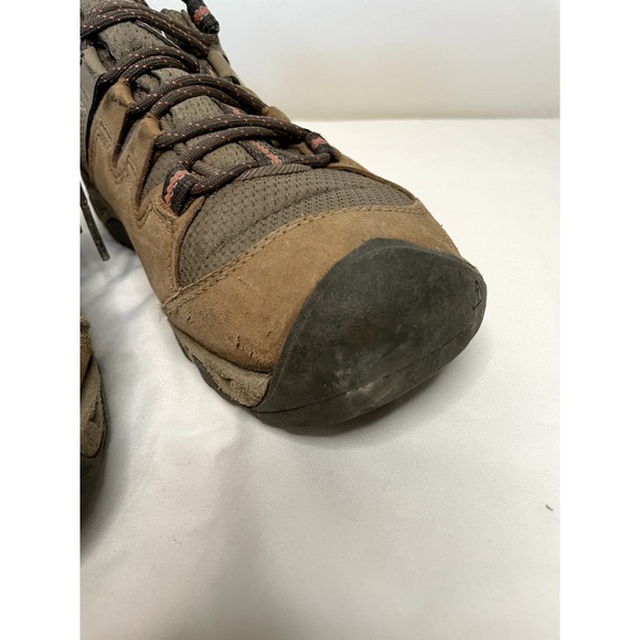 Keen Womens Hiking Boots Size 9.5 Brown and Black Mid Steens Outdoor Walking - Picture 5 of 11